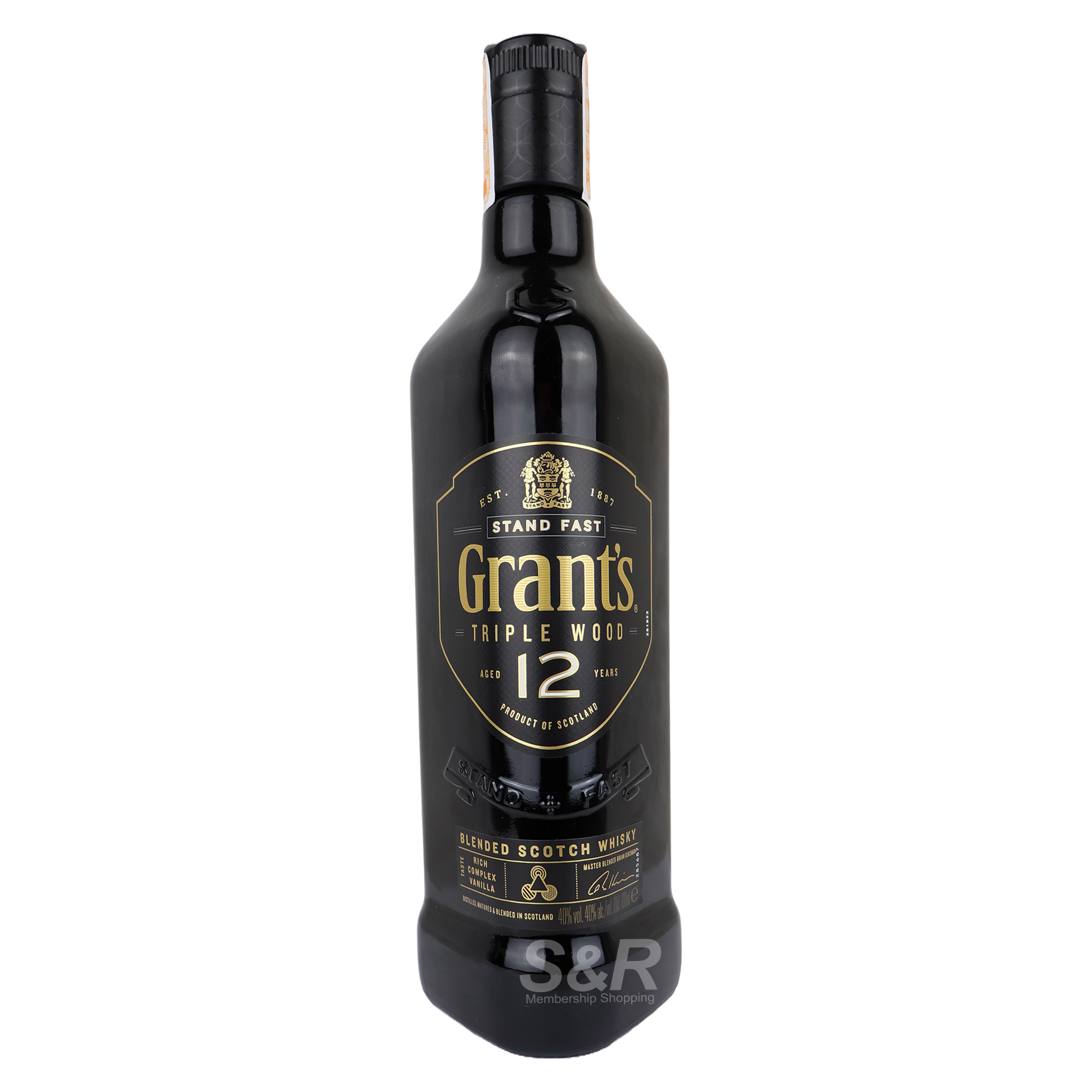 Grant's Triple Wood 12 Years Old Blended Scotch Whisky 700mL Grant's Triple Wood 12 Years Old Blended Scotch Whisky 700mL
